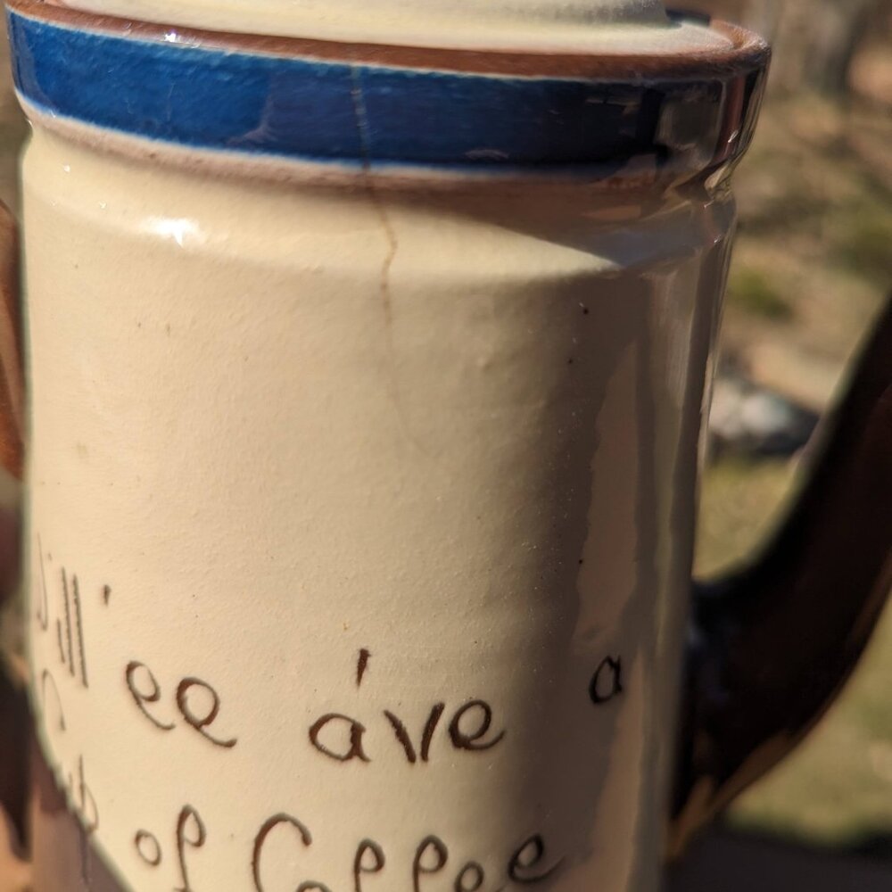 Vintage Watcombe Torquay Motto Ware Coffee Pot - Picture 8 of 10